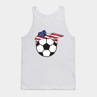 Messy Bun Soccer Tank Top